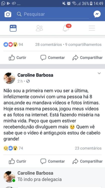 adoromulheresputasblog:Caroline Barbosa mais um corno postou...