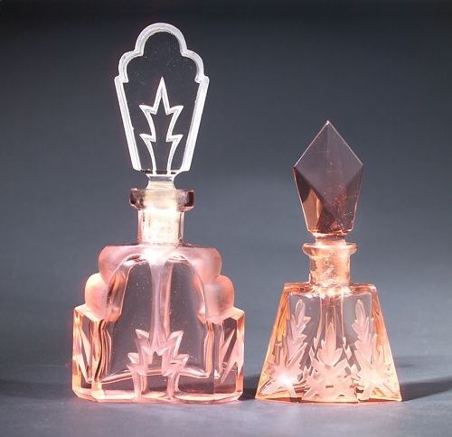 eyesaremosaics:Czechoslovakian perfume bottles circa 1920s