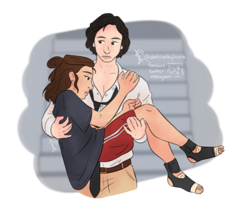 sketchesbylaura:Some fanart from @optimisticsprinkles fic,...