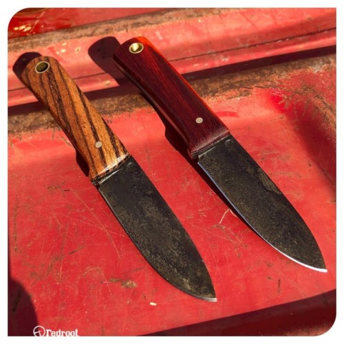 Some new Survival Scouts ready for sheaths! 1974 F100 tailgate...