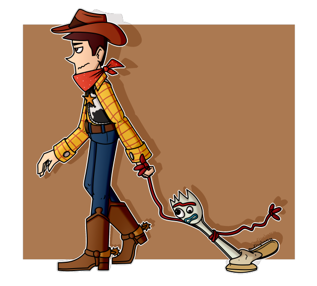 forky x woody