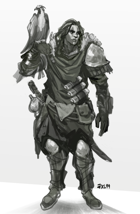art concept art women in armor burd