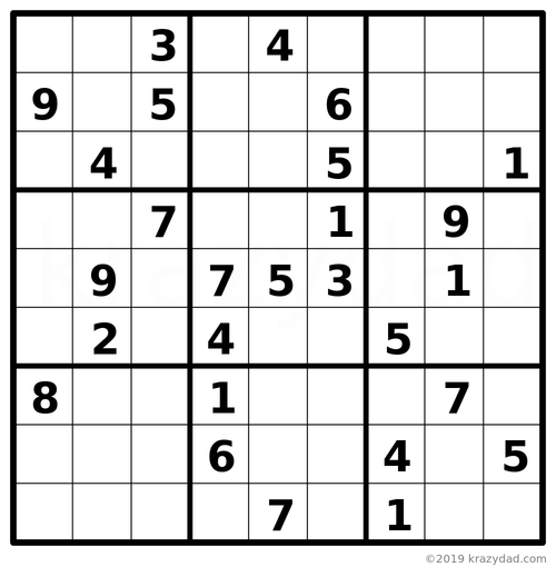krazydad sudoku krazydad sudoku