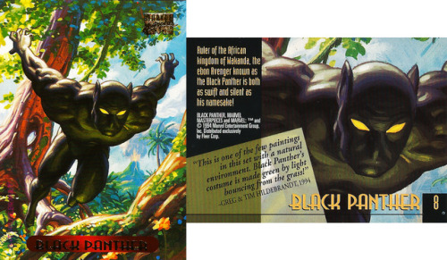 travisellisor:Marvel Masterpieces Black Panther trading card...