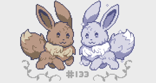 ginsengandhoney:some eevees