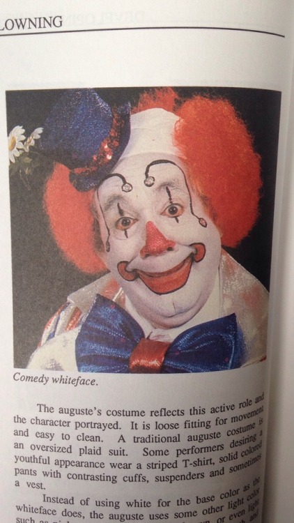 clown-culture:Photos from one of my favorite clowning books,...