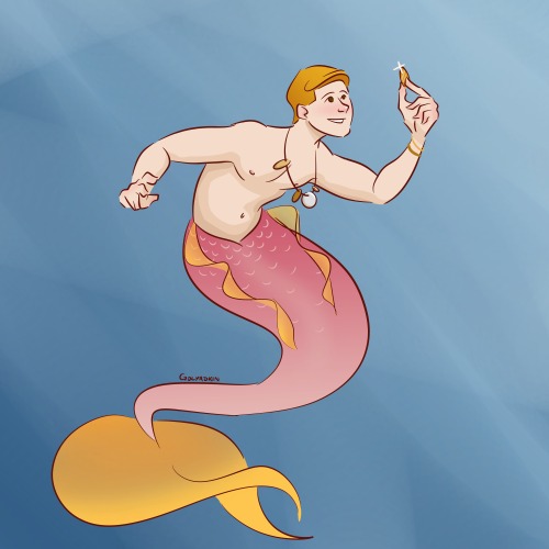 chekov-and-hobbes:Kirk makes for a pretty merman