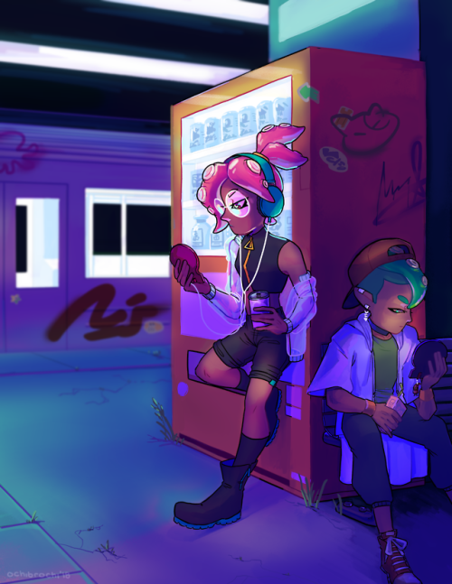 my submission for @octolovezine !! you can view the full digital...