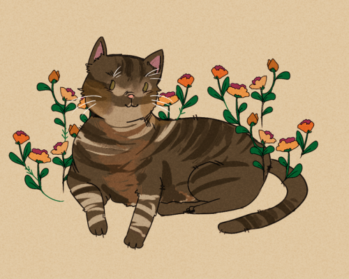 littlestpersimmon:Kitties I drew for some cool people. They’re...