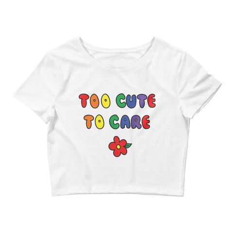 por queue? under 40 crop top cropped top shirt cropped tee crop tee rainbow cute finds kawaii finds shoptunnelvision fashion blog shopping blog