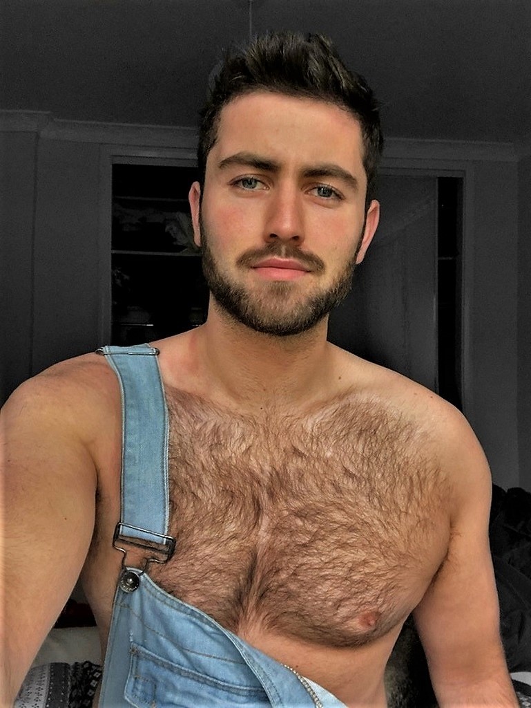Chest hairy his