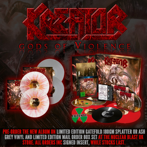 nuclearblastuk:Kreator - ‘Gods Of Violence’ - out January...