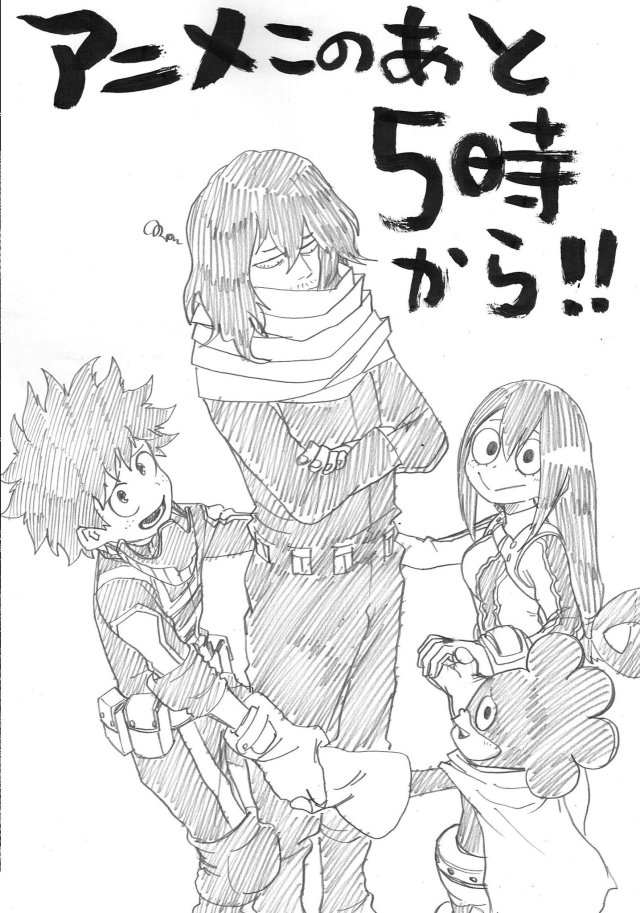 All of Horikoshi's BNHA twitter sketches