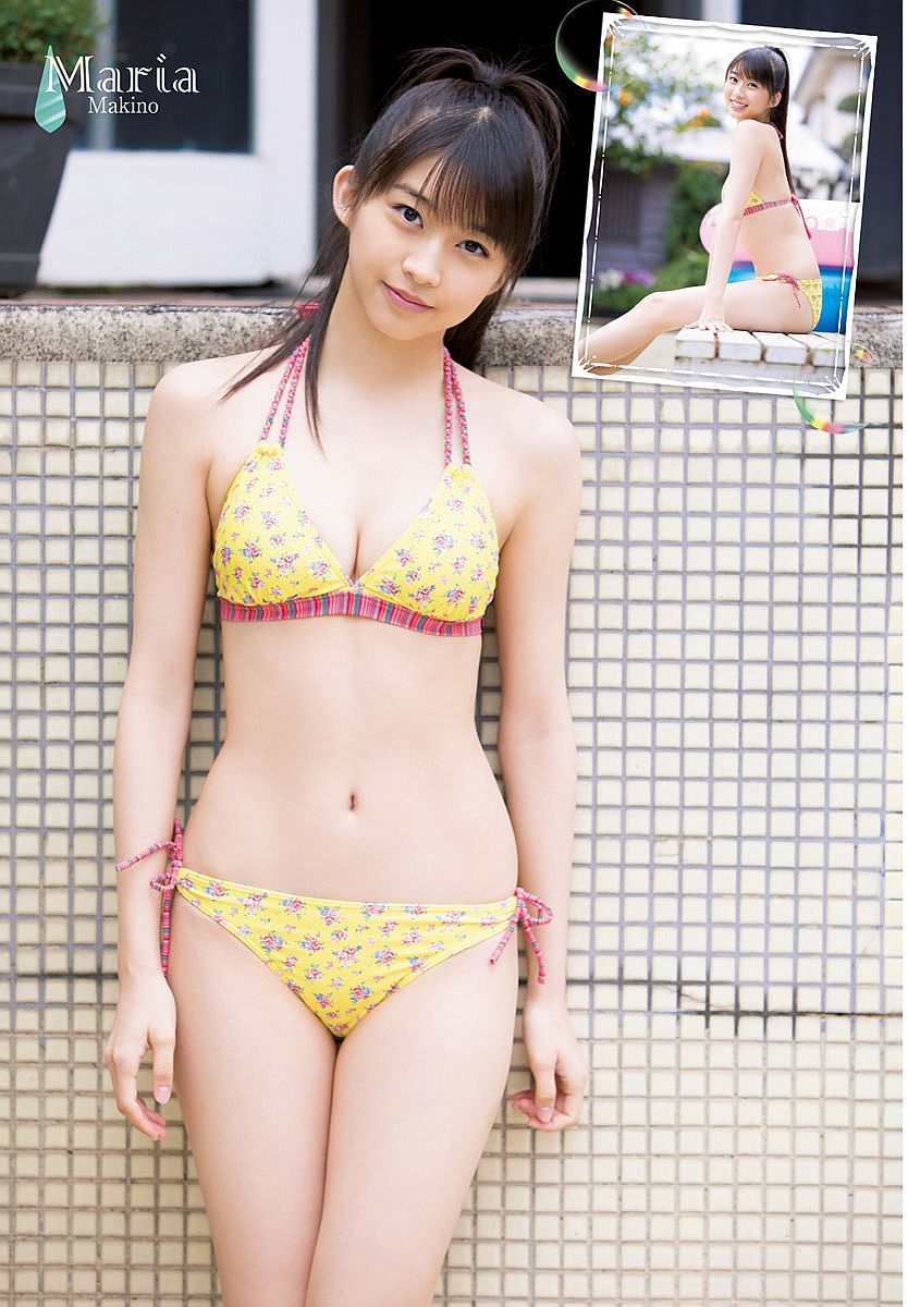 Hello Project Girls In Bikinis And Swimsuits • Makino Maria 2017 Shonen Jump Champion 2017 24