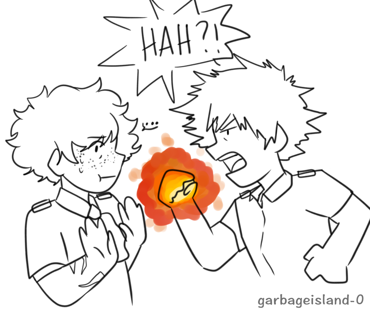 An "Art" Blog (Every time I look at Bakugou’s face, I bust out...)