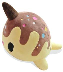 ice cream narwhal plush