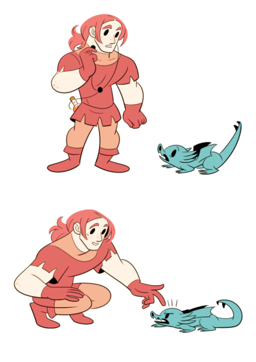 stutterhug:The Kennel Lad and The Scaly Puppy(A story that...