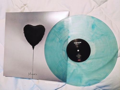 hopefortheday:Misery by The Amity Affliction Blue and white...