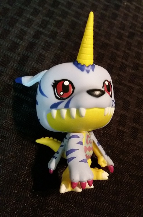 pumpkinfishes:I repainted my Gabumon funko’s eyes and I think...