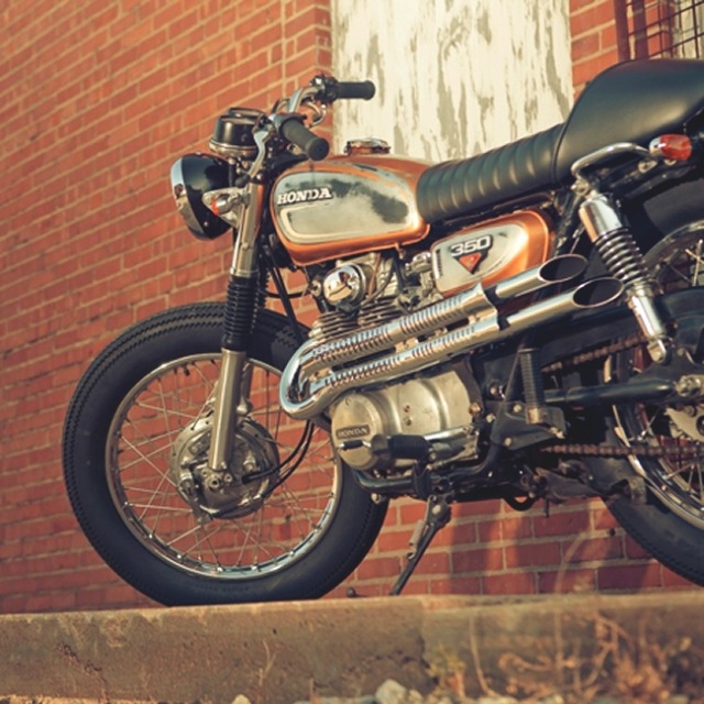 Honda 350 Cafe Brat | Tracker - Combustible Contraptions