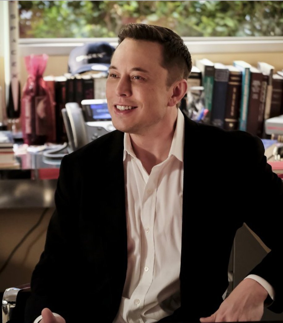 Elon Musk fans.  Elon on the show Young Sheldon.