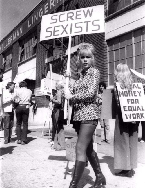 historicaltimes:Early 1970’s women’s rights protesters via...