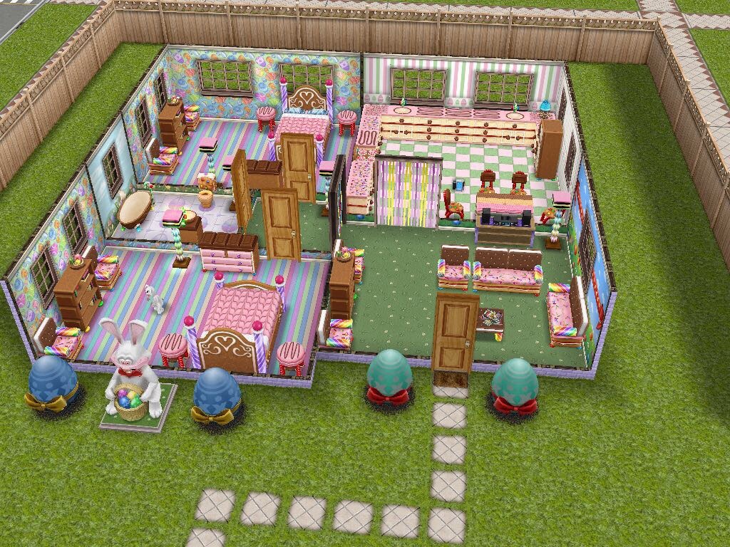 Sims Freeplay Original Designs — This is my Easter house ...