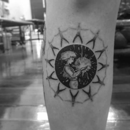 Calcifer Howls Moving Castle tattoo by AntoniettaArnoneArts on DeviantArt