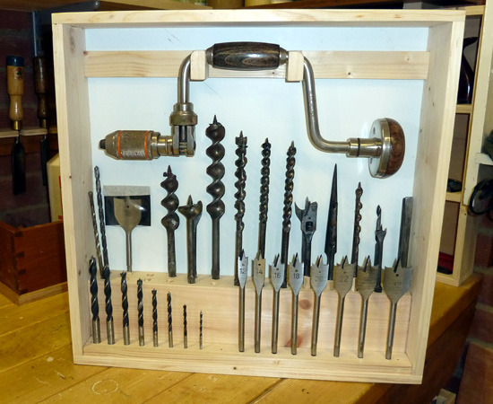Barry S Wood World Wood Brace And Bit Storage Cabinet I Had This