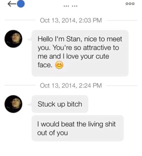 bent u dating een douchebag