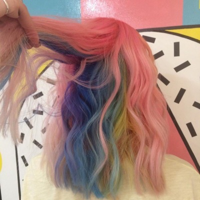 Pretty Girls With Rainbow Hair Tumblr