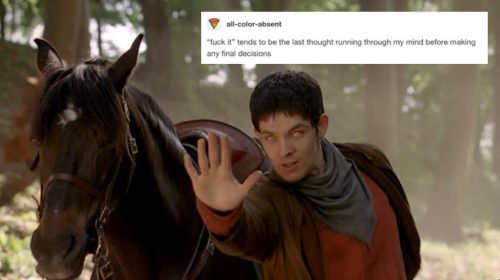 dropofamortentia:Merlin + text posts