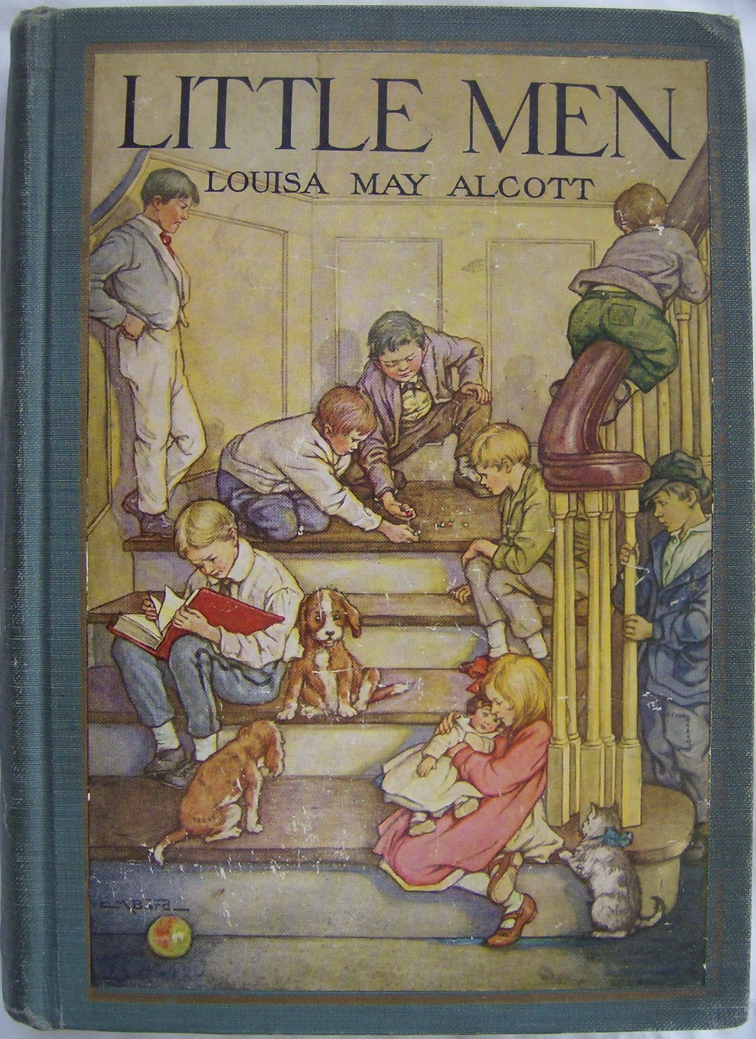 Books and Art: Little Men. Louisa May Alcott. Illustrated by...