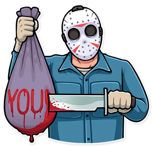 creaturesofnight:Friday the 13th telegram stickers