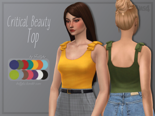 trillyke:Critical Beauty Topcustom thumbnail14 solid...