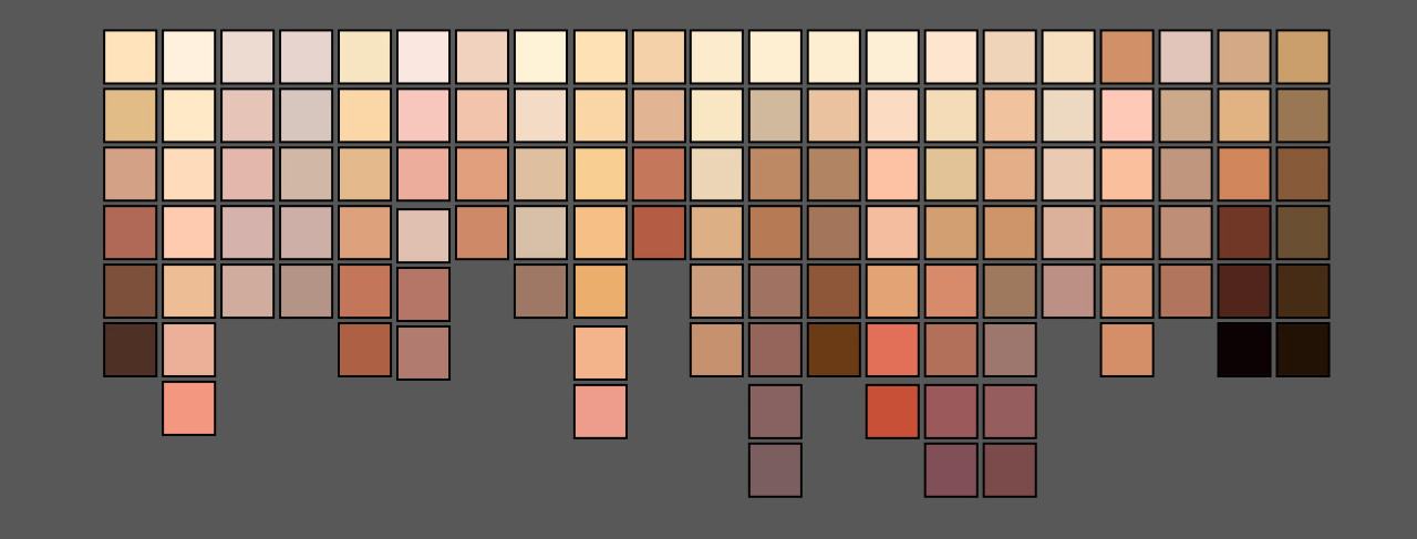 photoshop skin color swatches download