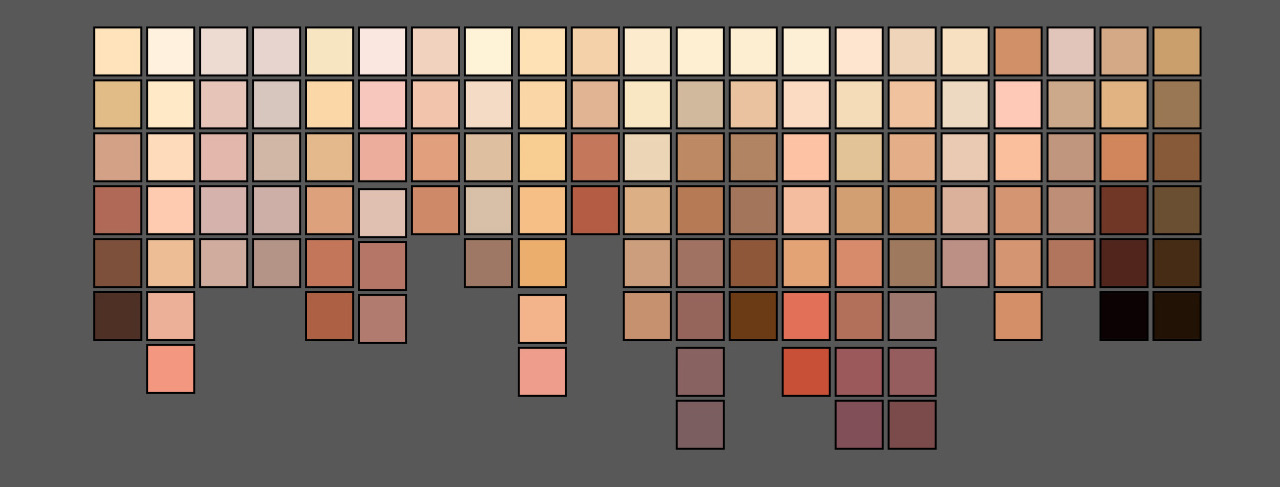 skin tone color palette for photoshop download