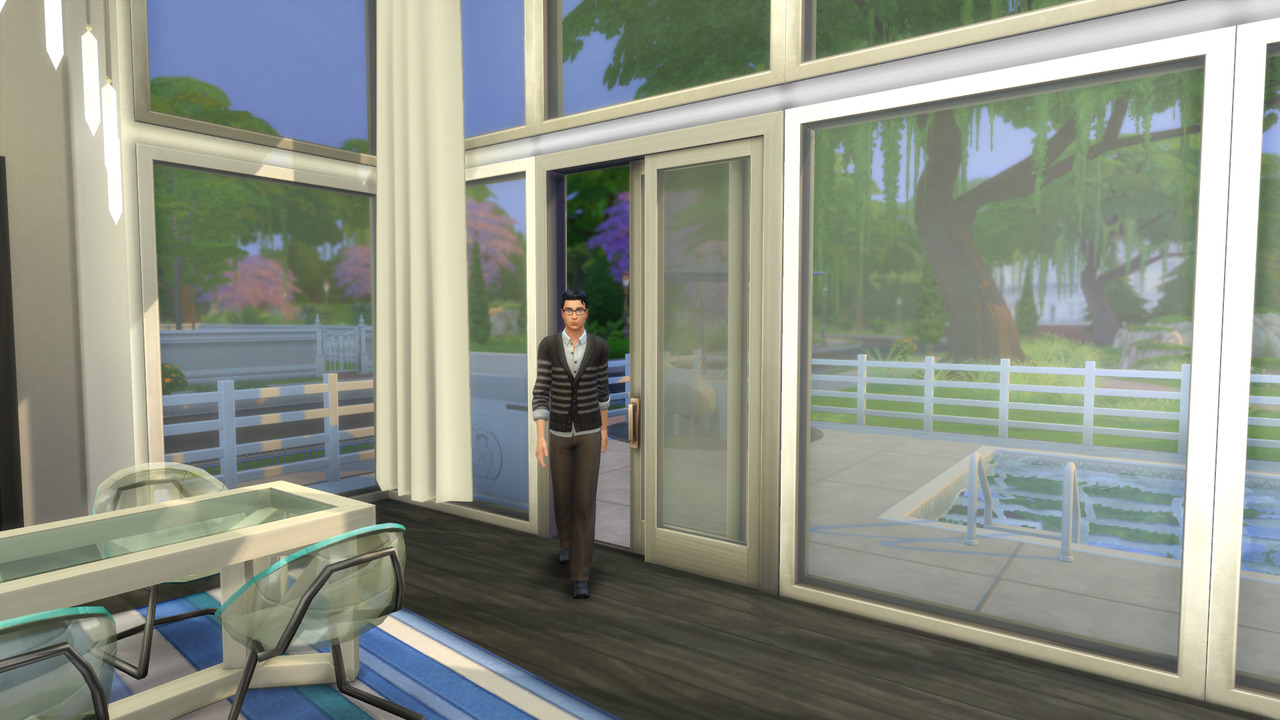 Illogical Sims Cc Renders Full Height Glass Sliding