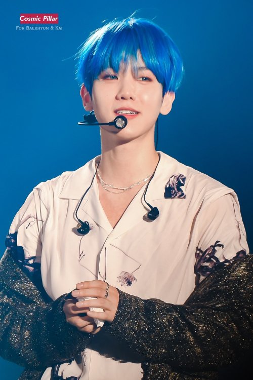 Baekhyun Tries Blue Hair For The First Time Allkpop Forums