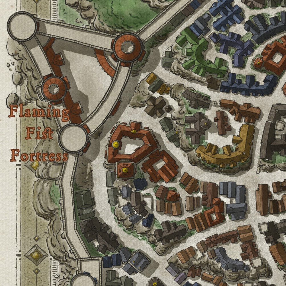 Baldur's Gate Game Map