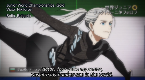 As Yuri said, he’s always put Victor on a pedestal. And now...