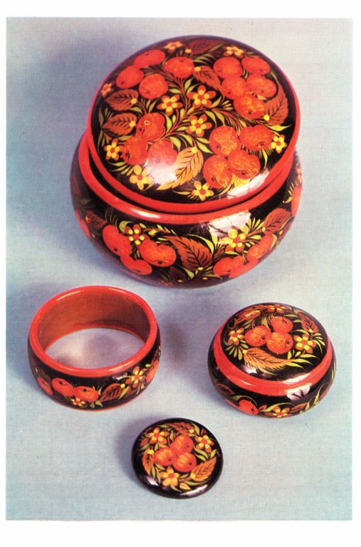 Khokhloma, a traditional Russian woodcraft