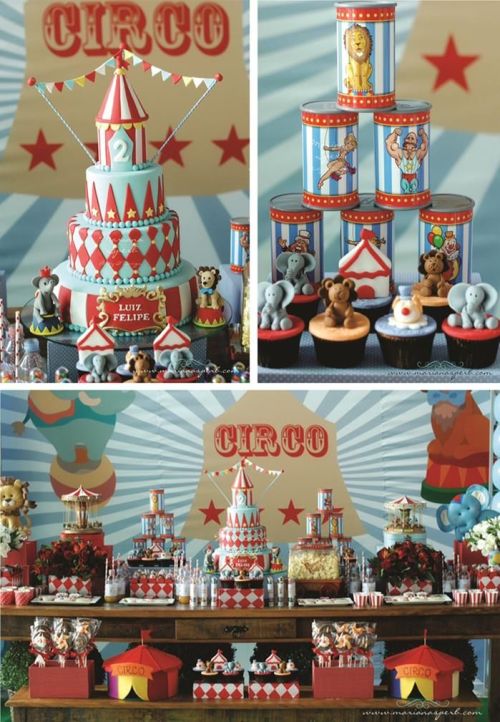 tufano79fanficpictease:Circus themed baby shower