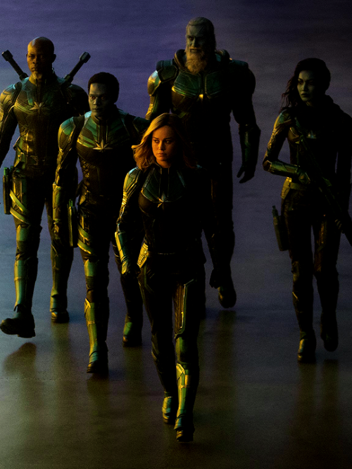 briedaily:First official look at Brie Larson as Carol Danvers in...