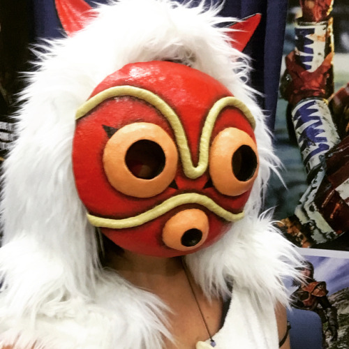 At @animekonexpo cosplaying San from Princess Mononoke!...