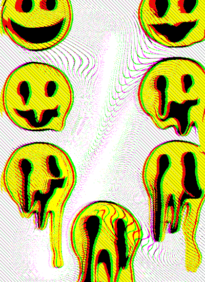 happy smiley smile smiley face grunge dark alternative melting face mlting face sad depression depressed acid nirvana hard grunge kill melt emoji emoticons trippy acidic grunge acidic drugs pills