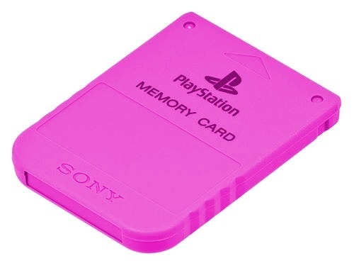 playstation vintage memory card sony