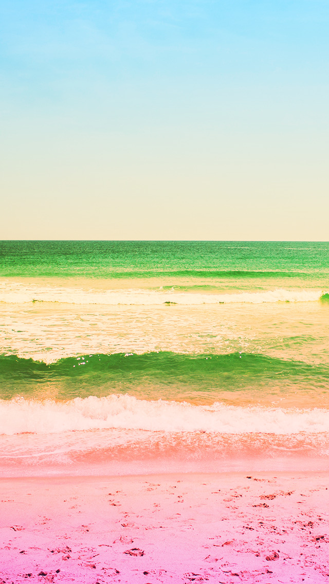 Pastel Beach iPhone Wallpapers | AMCESA Media