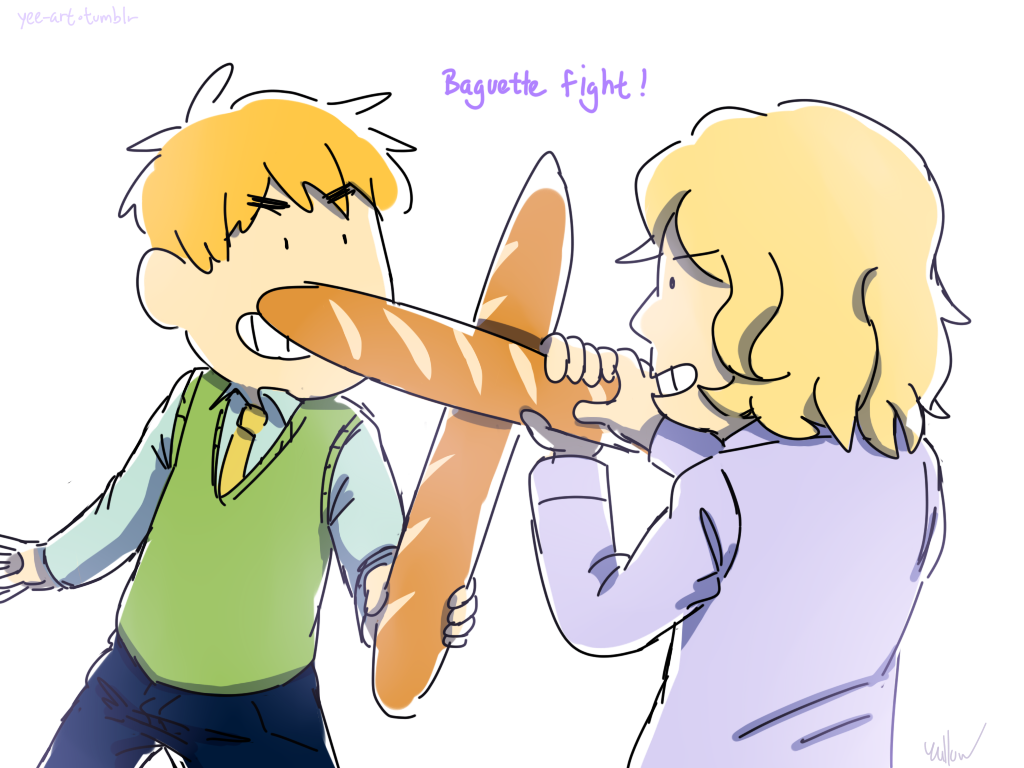 No Jokes Jokes Everywhere They Have A Baguette Fight Happy