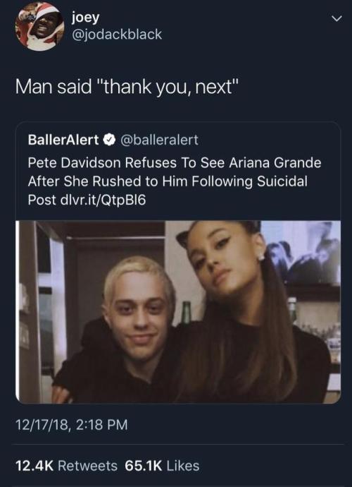 Thank You Next Via R Blackpeopletwitter Meme Cartel